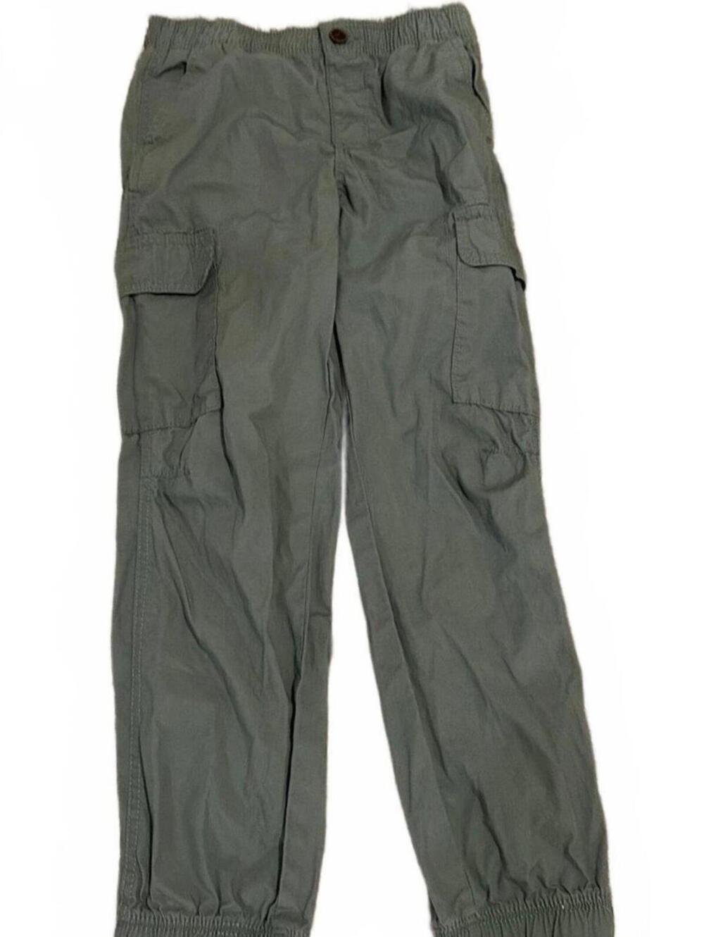 OshKosh B'gosh Boys Medium Green Cargo Pants (Size 10)